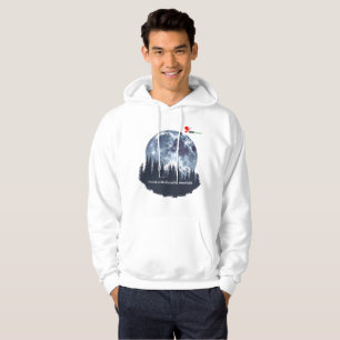 Maanverlichte Bos Piek Hoodie