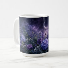 Maanverlichte Botanica Halvemaan Tuin Koffiemok