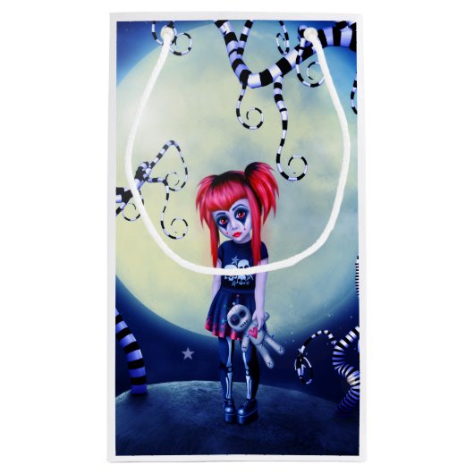 maanverlichte buitenbeentje klein cadeauzakje (Achterkant)