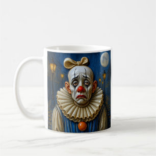maanverlichte clown koffiemok