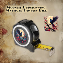 Maanverlichte Crimsonwing – mystische fantasievoge