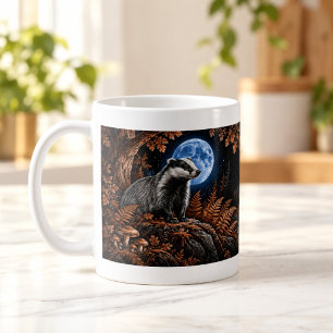 Maanverlichte Das Scratchboard Wildlife Mok