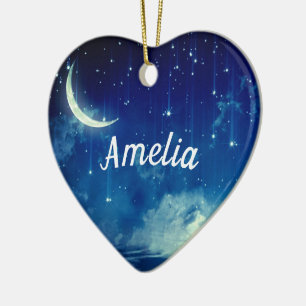 MAANVERLichte DROMEN PERSOONLIJKE HEMELSELICHHEI Keramisch Ornament
