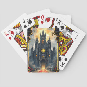 Maanverlichte Gang van Eeuwige Beloften –Gotische  Pokerkaarten