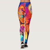 Maanverlichte herfstdroom leggings (Achterkant)