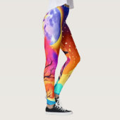 Maanverlichte herfstdroom leggings (Rechts)