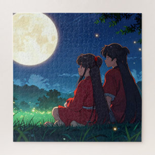 Maanverlichte Metgezellen Legpuzzel