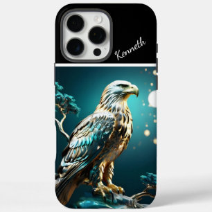 Maanverlichte nacht met Golden Eagle iPhone 16 Pro Max Hoesje