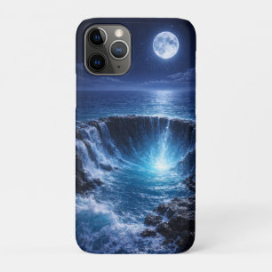 Maanverlichte Oceaanafgrond – Mystiek Fantasie Zee iPhone 11 Pro Hoesje