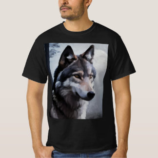 Maanverlichte schildwacht t-shirt