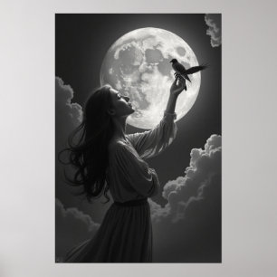 Maanverlichte Serenade Poster