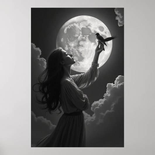 Maanverlichte Serenade Poster (Voorkant)