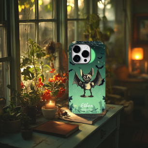 Maanverlichte Vleermuis - Griezelige Charme Het He Case-Mate iPhone 14 Pro Hoesje