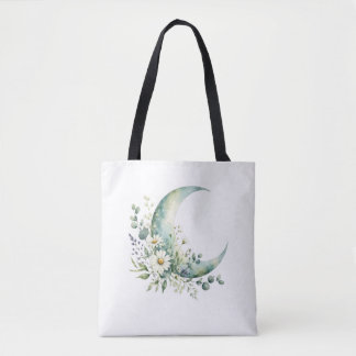Maanverlichte Wilde Bloemen Boodschappentas Minima Draagtas