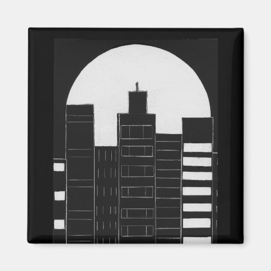 MAANVERLICHTING MAGNEET (Voorkant)