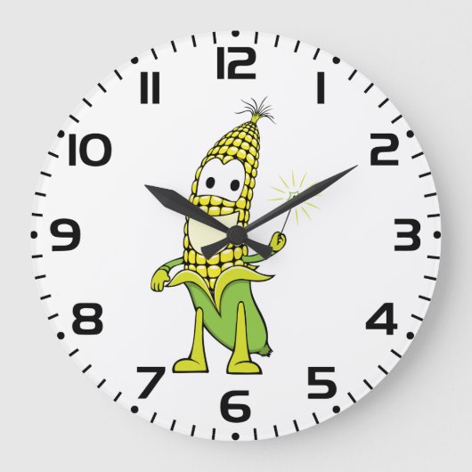 Maanwijze Karakter met Toverstaf Grote Klok (Voorkant)