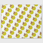 Maanwolf, Halloweenfeest Cadeaupapier (Vlak)