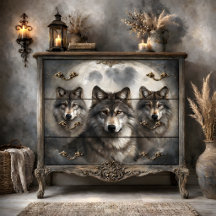 Maanwolfroedel Decoupage