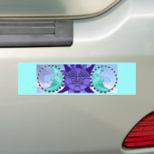 maanZ in zon Bumpersticker (Op auto)