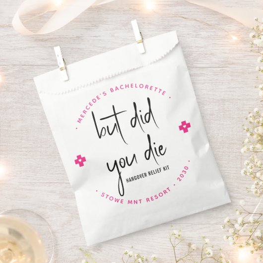 Maar ben je overgegaan tot persoonlijke Hangover R Bedankzakje (Geknipt)