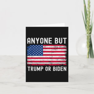 Maar Biden of Trump 2024 Anti Biden & Trump El Kaart