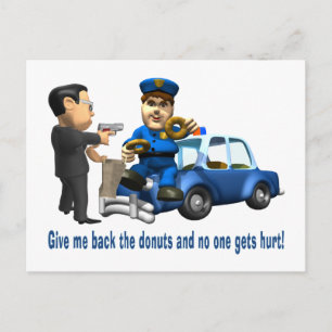 Maar Cops Love Donuts Briefkaart