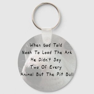 Maar de Pit Bull Sleutelhanger