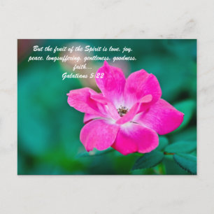 Maar de vrucht van de Geest is liefde, vreugde, vr Briefkaart