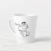 Maar eerst [ASL] Coffee Latte Mok (Linkerhoek)