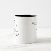 Maar eerst [ASL] koffie Tweekleurige Koffiemok (Center)