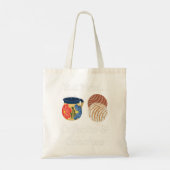 Maar eerst Cafecito & Conchas Coffee Pan Dulce Tote Bag (Achterkant)