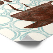 Maar eerst Coffee Poster Art print keukendecor (Hoek)