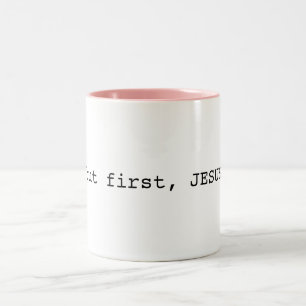 maar eerst de JESUS Inspirerend koffie Mok