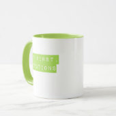 Maar eerst, Devotions Green Mok (Voorkant links)