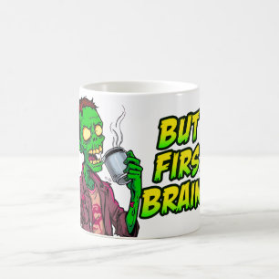 Maar eerst hersenen mok Grappige zombie koffieko