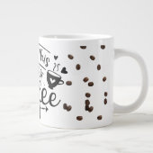 Maar eerst koffie extra grote beker (Rechts)