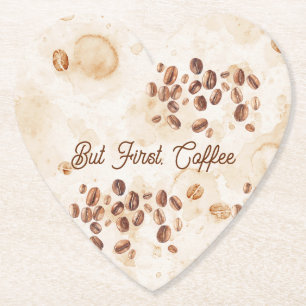 Maar Eerst, Koffie Kartonnen Onderzetters