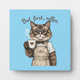 Maar Eerst, Koffie Kat Fotoplaat