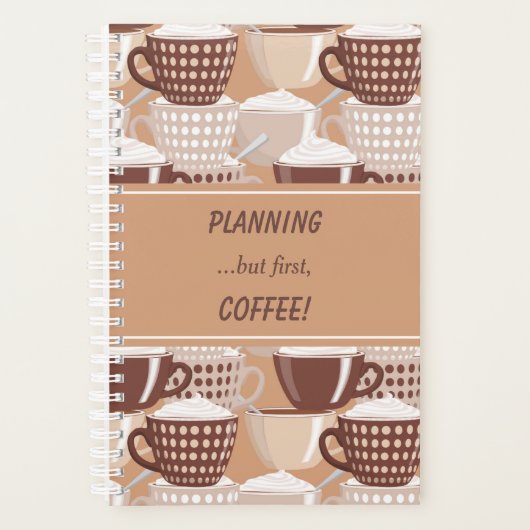 Maar eerst koffie planner (Voorkant)