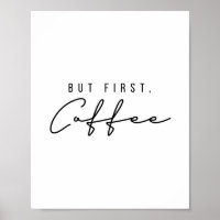 Maar eerst koffie