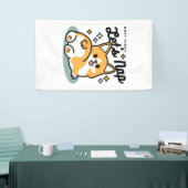 Maar eerst, laten we dutten - Schattigee Corgi But Spandoek (Beurs)