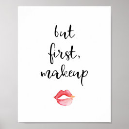 Maar eerst Makeup Poster