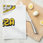 Maar eerst Pizza. Theedoek (Quarter Fold)