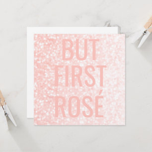 Maar eerst Rosé Blush roze wijndraad