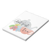 Maar eerst, Tea Notitieblok (Gedraaid)