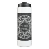 Maar eerst thermosbeker (Voorkant)