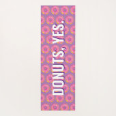 Maar eerst Yoga en Donuts Fun Modern Pattern Yoga Yogamat (Achterkant)