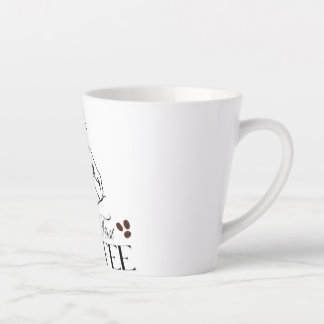 Maar Eerste Koffie Wit kleine 12 oz Latte Mok