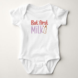 Maar Eerste Melk - Peuter/Baby Boy Kleding Bodysui Romper