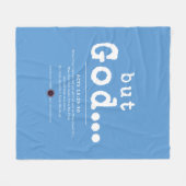 Maar God Fleece Deken (Voorkant (Horizontaal))